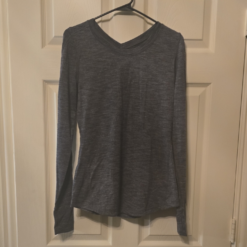 Lululemon Gray Long Sleeve Women's Top
